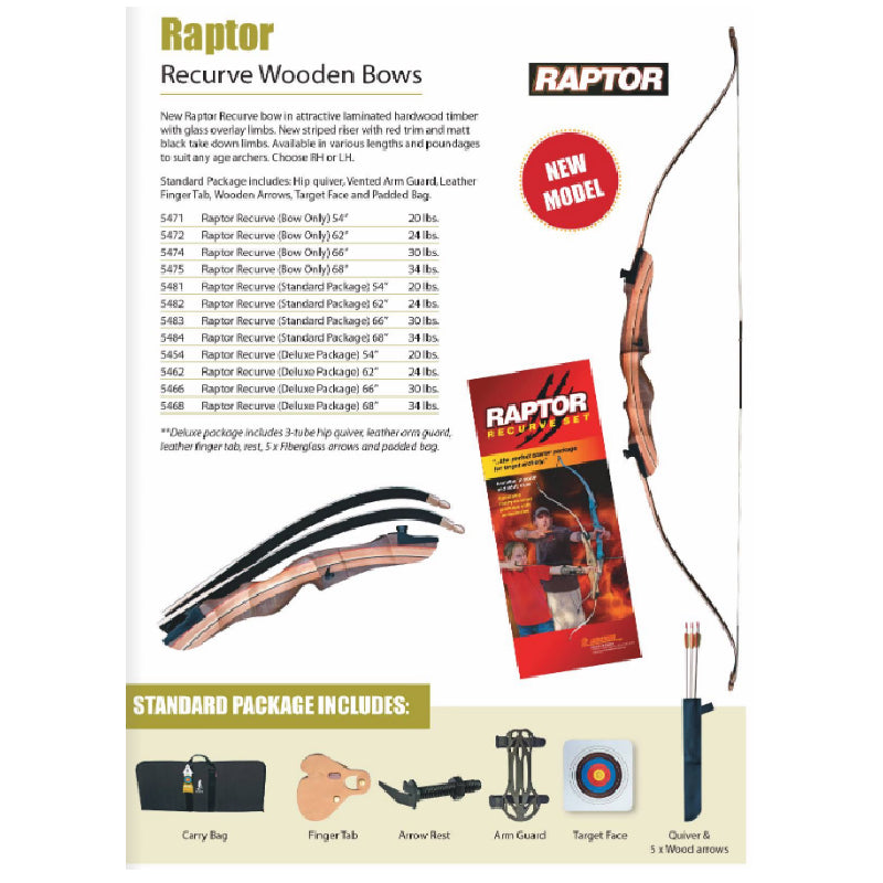 Raptor Recurve Set